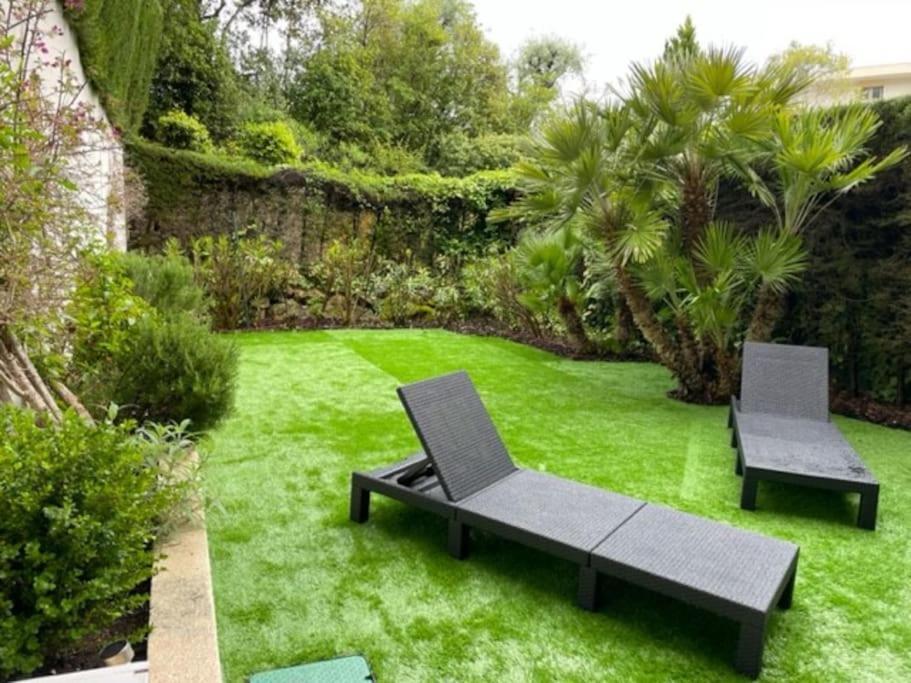 Ferienwohnung T2 Avec Terrasse Et Jardin Cannes Exterior foto
